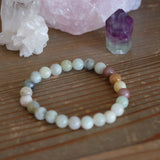 Amazonite Crystal Bead Bracelet