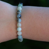 Amazonite Crystal Bead Bracelet