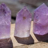 Amethyst Crystal Polished Point Tower