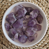 Amethyst Faceted Crystal Tumbled Stone