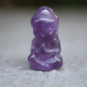 Amethyst Mini Crystal Buddha