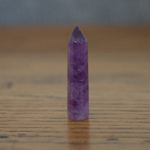 Amethyst Mini Slim Crystal Tower