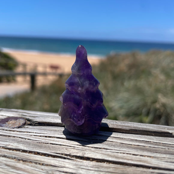 Amethyst Crystal Christmas Tree