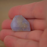 Blue Lace Agate Crystal Faceted Tumbled Stone