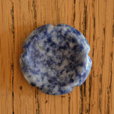 Blue Spot Jasper Crystal Flower Worry Stone