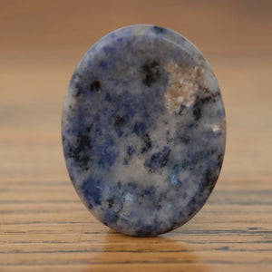 Blue Spot Jasper Crystal Worry Stone