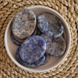 Blue Spot Jasper Crystal Worry Stone