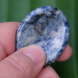 Blue Spot Jasper Crystal Worry Stone