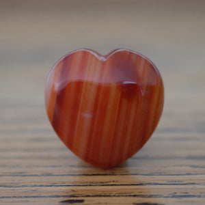 Carnelian Crystal Heart