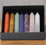 Chakra Slim Crystal Tower Set