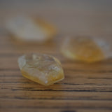 Citrine Crystal Faceted Tumbled Stone