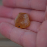 Citrine Crystal Faceted Tumbled Stone