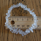 Clear Quartz Crystal Chip Bracelet