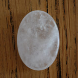 Clear Quartz Crystal Worry Stone