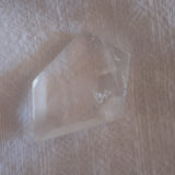 Clear Quartz Crystal Faceted Tumbled Stone