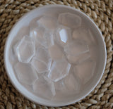 Clear Quartz Crystal Faceted Tumbled Stone