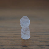 Clear Quartz Mini Crystal Buddha