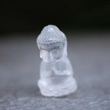 Clear Quartz Mini Crystal Buddha