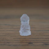 Clear Quartz Mini Crystal Buddha