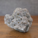 Clear Quartz with Pyrite Crystal Cluster