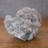 Clear Quartz with Pyrite Crystal Cluster