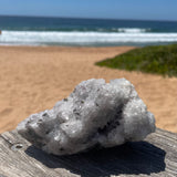 Clear Quartz with Pyrite Crystal Cluster