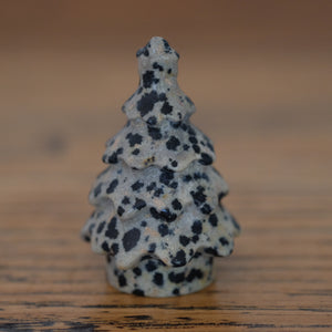 Dalmatian Jasper Crystal Christmas Tree