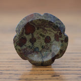 Dragon Stone Crystal Flower Worry Stone