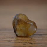 Golden Healer Quartz Crystal Heart