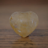 Golden Healer Crystal Heart