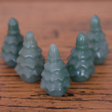 Green Aventurine Crystal Christmas Tree