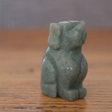 Green Aventurine Crystal Dog