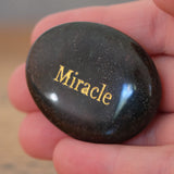 Green Aventurine Miracle Inspirational Crystal Palm Stone