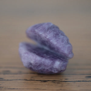 Lepidolite Crystal Clam Shell