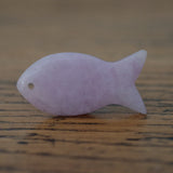 Lepidolite Crystal Fish Pendant