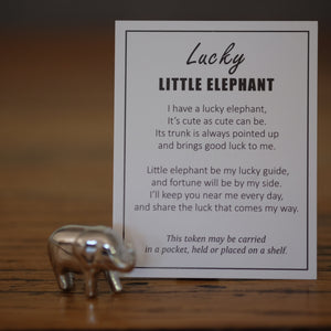 Lucky Little Elephant Token Card