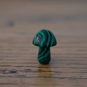 Malachite Crystal Mushroom