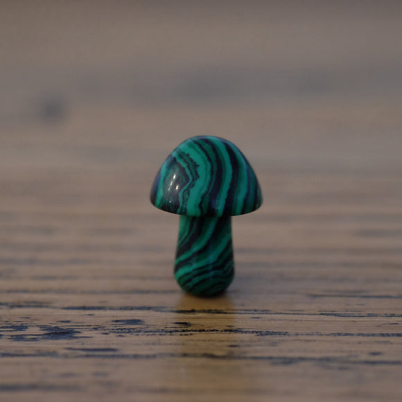 Malachite Crystal Mushroom