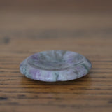 Peace Jade Flower Worry Stone