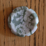 Peace Jade Flower Worry Stone