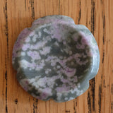 Peace Jade Flower Worry Stone