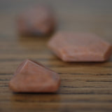 Peach Moonstone Faceted Crystal Tumbled Stone