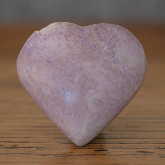 Phosphosiderite Crystal Heart