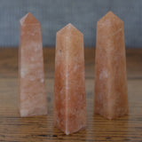 Pink Aventurine Crystal Tower Obelisks