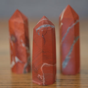 Red Jasper Crystal Tower