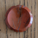 Red Jasper Crystal Flower Worry Stone