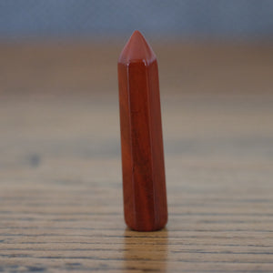 Red Jasper Slim Mini Crystal Tower