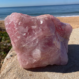 Rose Quartz Crystal Raw Rough Boulder