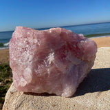 Rose Quartz Crystal Raw Rough Boulder