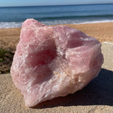 Rose Quartz Crystal Raw Rough Boulder